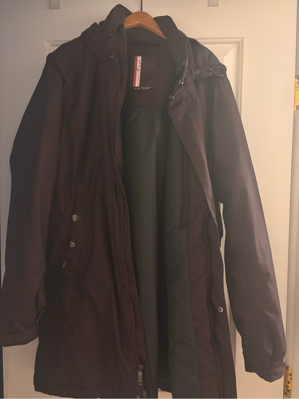 Women’s Helly Hansen Hooded Winter Coat - Burgundy
